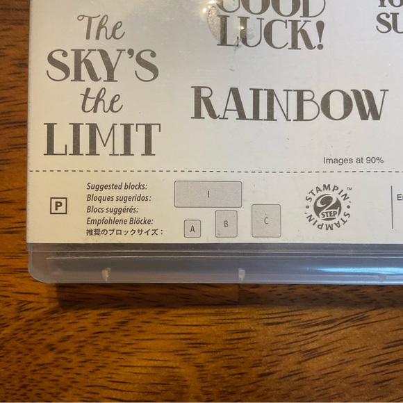 Stampin Up! Over the Rainbow set of 14 clear mount stamp set - Picture 5 of 6